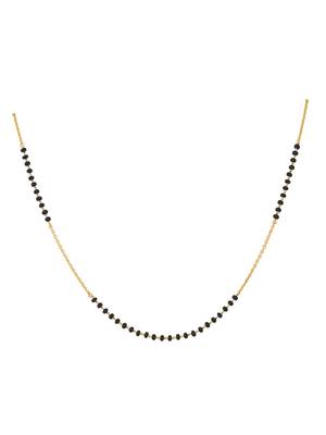 Gold plated mangalsutra in sterling silver 2