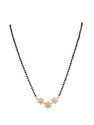 Gold plated mangalsutra in sterling silver 2