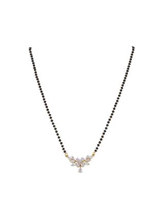 Gold plated mangalsutra in sterling silver 2