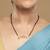 Gold plated mangalsutra in sterling silver