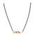 Gold plated mangalsutra in sterling silver