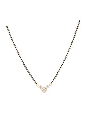 Gold plated mangalsutra in sterling silver 1