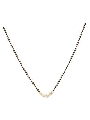 Gold plated mangalsutra in sterling silver 2