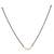 Gold plated mangalsutra in sterling silver