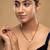 Gold plated mangalsutra in sterling silver