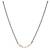 Gold plated mangalsutra in sterling silver
