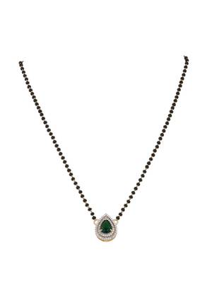 Gold plated mangalsutra in sterling silver 2