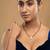 Gold plated mangalsutra in sterling silver