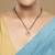 Gold plated mangalsutra in sterling silver
