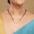 Gold plated mangalsutra in sterling silver
