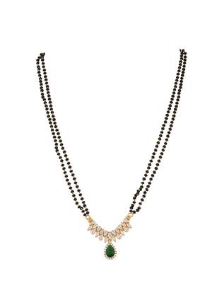 Gold plated mangalsutra in sterling silver 2