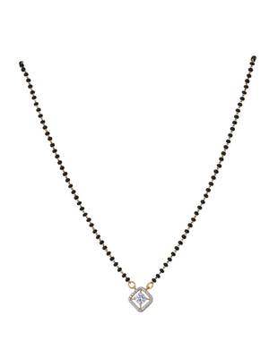 Gold plated mangalsutra in sterling silver 1