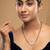 Gold plated mangalsutra in sterling silver