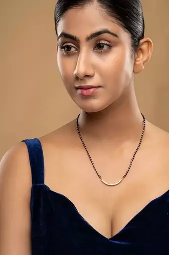 Gold plated mangalsutra in sterling silver