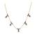 Gold plated mangalsutra in sterling silver