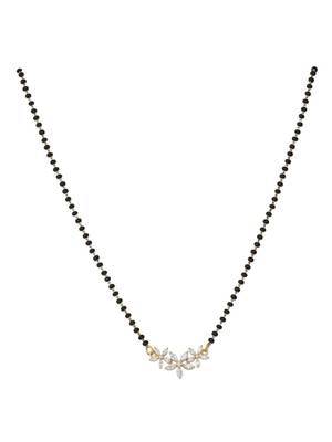 Gold plated mangalsutra in sterling silver 2