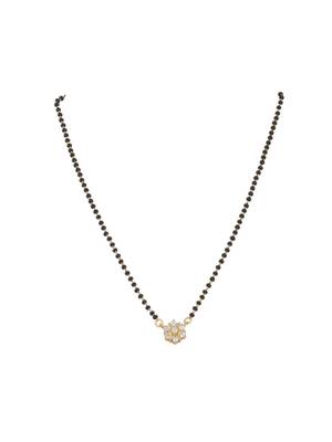 Gold plated mangalsutra in sterling silver 2