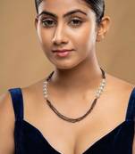 Gold plated mangalsutra in sterling silver