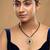 Gold plated mangalsutra in sterling silver