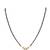 Gold plated mangalsutra in sterling silver