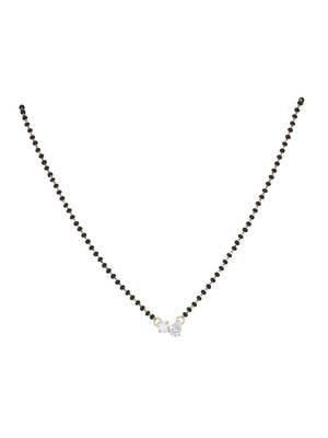 Gold plated mangalsutra in sterling silver 2