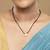 Gold plated mangalsutra in sterling silver