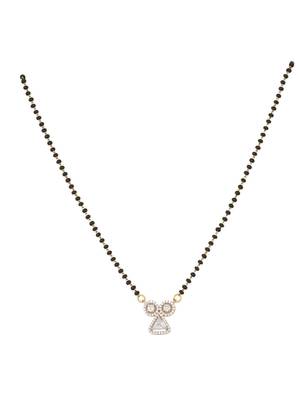 Gold plated mangalsutra in sterling silver 2