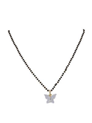 Gold plated mangalsutra in sterling silver 2
