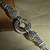 Oxidised woven chain bracelet