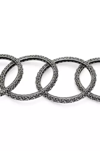Trendy modish oxidised silver plated set of 4 bangle for women and girls