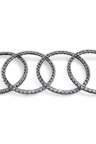 Stylish box chain oxidised silver plated set of 4 bangle for women and girls