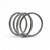 Stylish box chain oxidised silver plated set of 4 bangle for women and girls