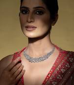 Heritage vine silver necklace