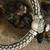 Ornamental woven silver kada