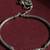 Cylindrical link silver anklet