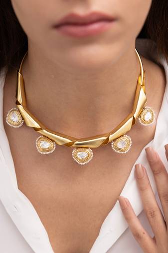Gold plated necklace