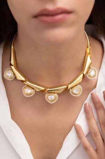Gold plated necklace