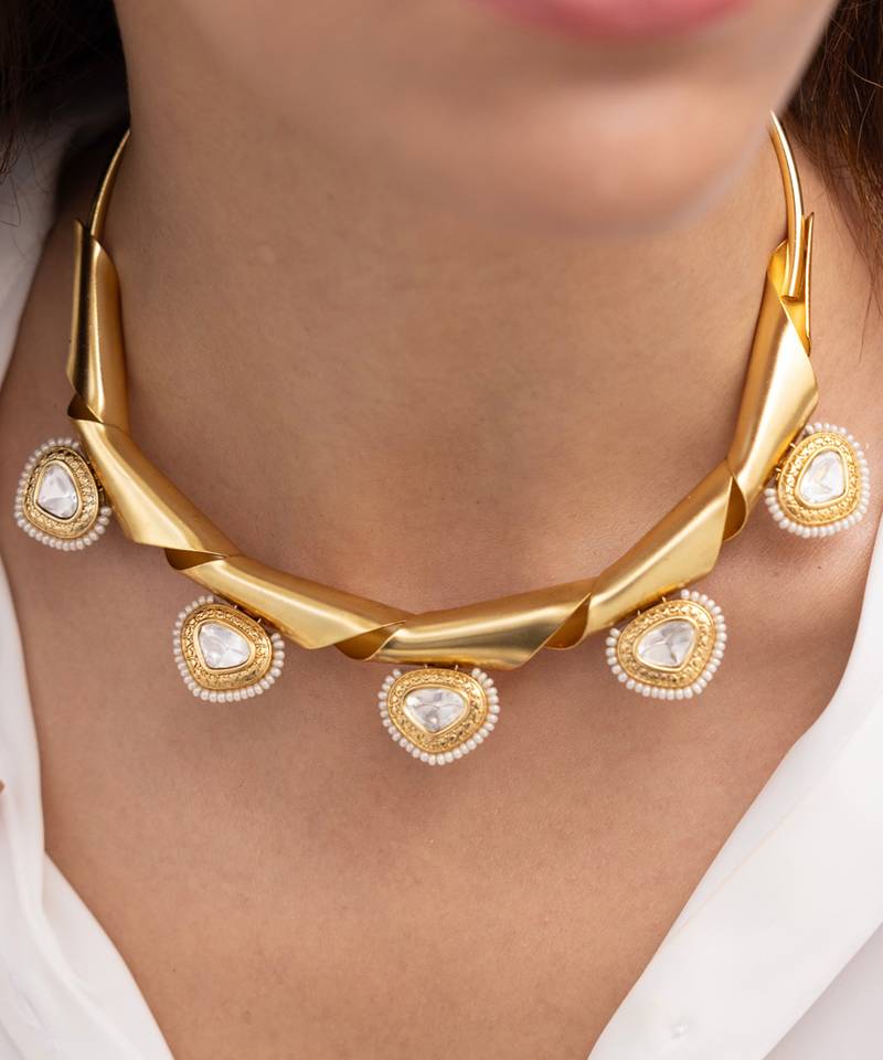 Gold plated necklace