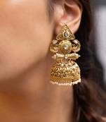 Gold plated Jhumkas