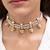 Gold plated choker necklace