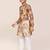 Kids boy Brown grorgette straight kurta pant set