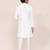 Kids boy white art silk straight kurta pant set
