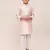 Kids boy baby pink art silk straight kurta pant set