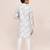 Kids boy white cotton straight kurta pant set