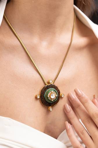 Gold plated necklace