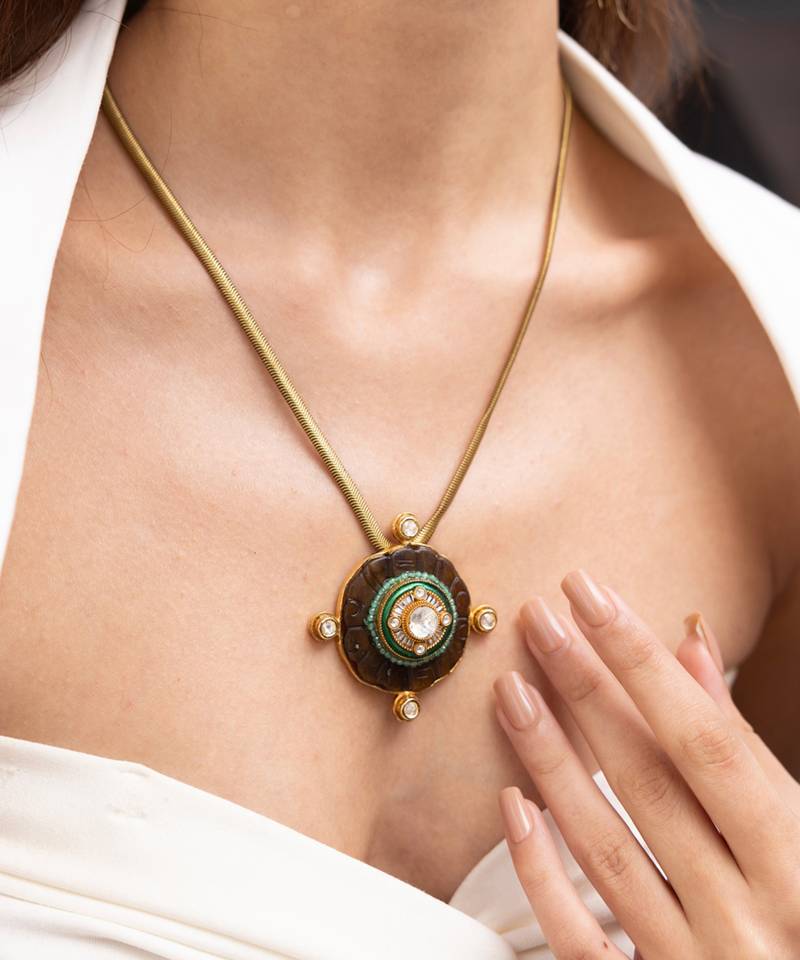 Gold plated necklace