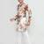 Kids boy musturd grorgette  straight kurta pant set