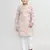 Kids boy multicolour cotton straight kurta pant set