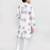 Kids boy white cotton straight kurta pant set