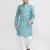 Kids boy Blue cotton straight kurta pant set